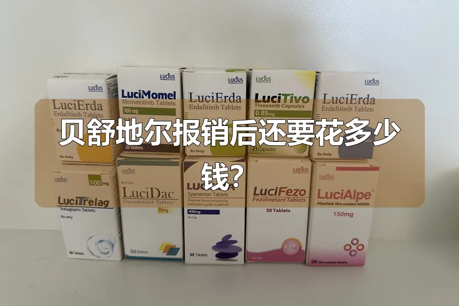 贝舒地尔报销后还要花多少钱?